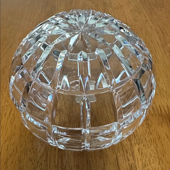 Barski Vintage European Hand Cut Crystal Rose Bowl. 5x2x4 - Picture 4 of 5